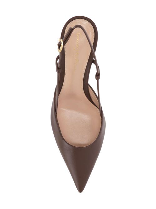 Chocolate brown calf leather sandal Gianvito Rossi | G9533255LACVITBROW